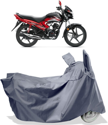 Amexride Two Wheeler Cover for Honda(Dream Yuga, Grey)