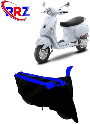 RRZ Waterproof Two Wheeler Cover for Vespa(Vespa LX 125, Black, Blue)