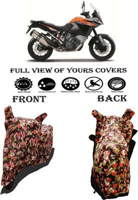 Amexride Two Wheeler Cover for KTM(1050 Adventure, Multicolor)
