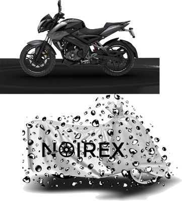 NOIREX Two Wheeler Cover for Bajaj(Pulsar NS 200, Silver)