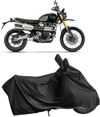 MMSSTAR Waterproof Two Wheeler Cover for Triumph(Scrambler 1200, Black)