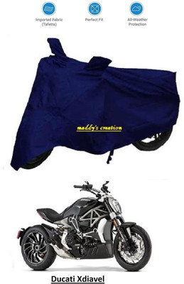 AutoRash Waterproof Two Wheeler Cover for Ducati(XDiavel, Blue)
