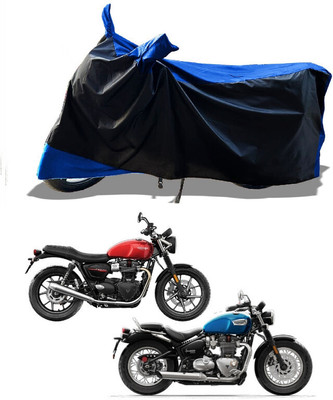 DeepShakshi AUTOMOTIVE Waterproof Two Wheeler Cover for Triumph(Street Twin BS6, Blue)