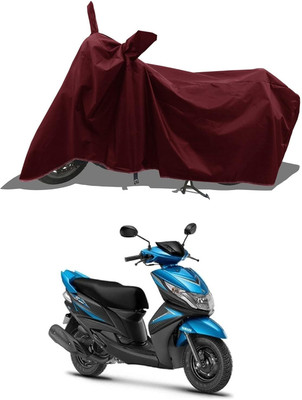 KEDIT Two Wheeler Cover for Yamaha(Ray Z BS6, Maroon)