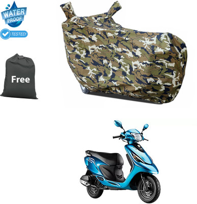 PAGORA Waterproof Two Wheeler Cover for TVS(Scooty Zest, Yellow)