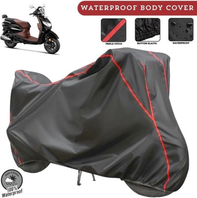 MADAFIYA Two Wheeler Cover for Hero(Pleasure, Grey, Red)