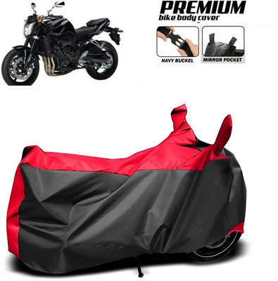 smwzxyu Waterproof Two Wheeler Cover for Yamaha(FZ FI, Red, Black)