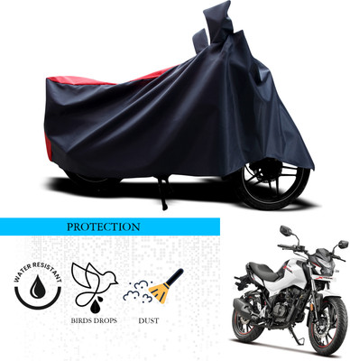 ANTHUB Waterproof Two Wheeler Cover for Hero(Xtreme 200R, Black, Red)
