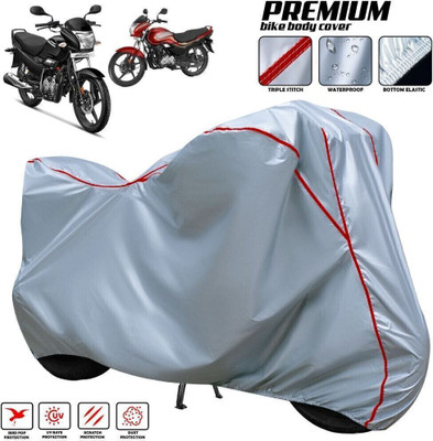 xodi Waterproof Two Wheeler Cover for Hero(Super Splendor, Black, Blue, Multicolor)