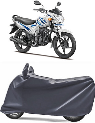 AUCTIMO Two Wheeler Cover for Suzuki(Hayate, Multicolor)