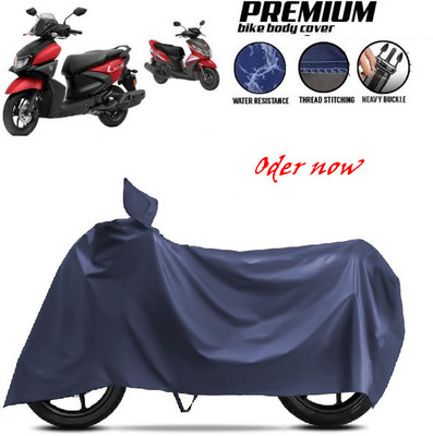 smwzxyu Waterproof Two Wheeler Cover for Honda, Bajaj, Hero, TVS, Yamaha(Blue)