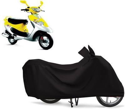EGAL Two Wheeler Cover for TVS(Scooty Pep Plus, Black)