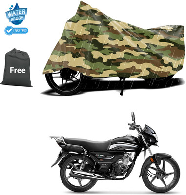 CODOKI Waterproof Two Wheeler Cover for Hero(CD 110 Dream, Yellow)