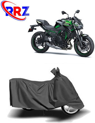 RRZ Waterproof Two Wheeler Cover for Kawasaki(Z650, Grey)