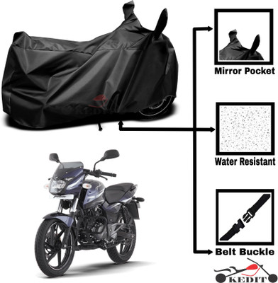 KEDIT Two Wheeler Cover for Bajaj(Pulsar 180 BS6, Black)