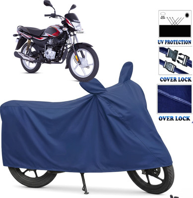 TENNYCER Waterproof Two Wheeler Cover for Bajaj(Platina, Blue)