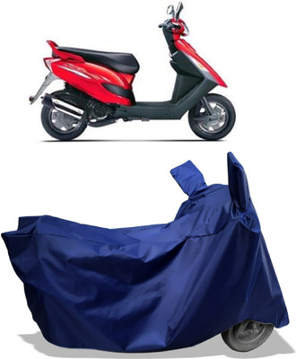 Amexride Two Wheeler Cover for Bajaj(Kristal, Blue)