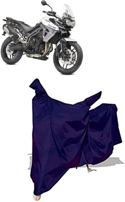 Amexride Two Wheeler Cover for Triumph(Tiger 800 XR, Blue)