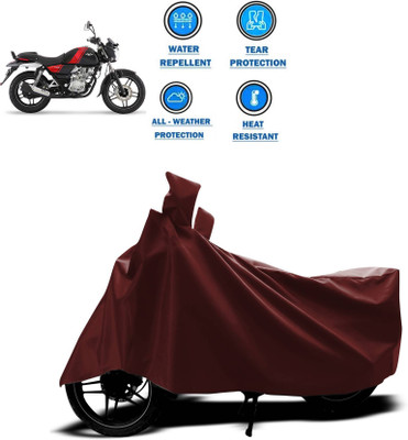 KEDIT Two Wheeler Cover for Bajaj(V15, Maroon)