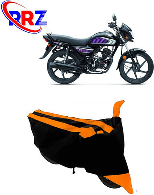 RRZ Waterproof Two Wheeler Cover for Honda(Dream Neo, Black, Orange)
