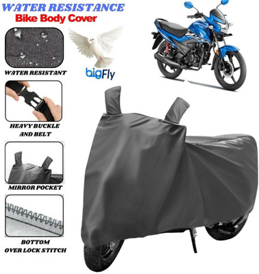 BigFly Two Wheeler Cover for Honda(Livo, Grey)