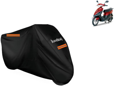 Juvdoxj Waterproof Two Wheeler Cover for Avon(E Star BS6, Black)
