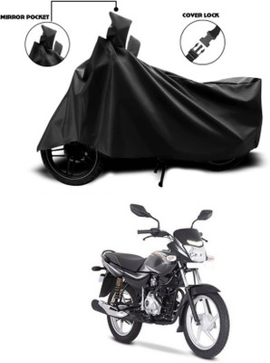 AASHTIK MART Two Wheeler Cover for Bajaj(Platina 100 DTS-i, Black)