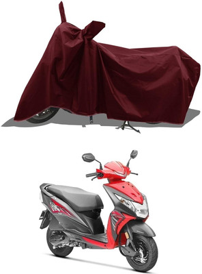 KEDIT Two Wheeler Cover for Universal For Bike(Dio, Maroon)