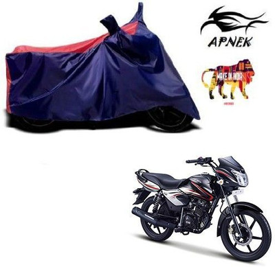DeepShakshi AUTOMOTIVE Waterproof Two Wheeler Cover for TVS(Phoenix 125, Red, Blue)