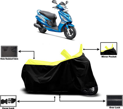 Amexride Two Wheeler Cover for Hero(Maestro Edge, Yellow)