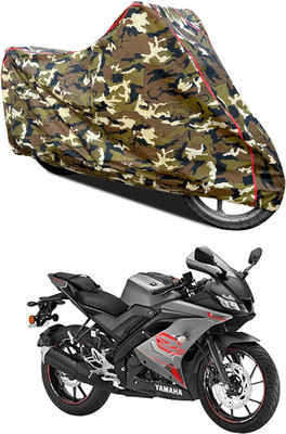 PAGORA Waterproof Two Wheeler Cover for Yamaha(YZF R15 V3.0, Yellow)