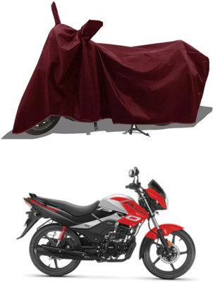WMIZEXA Waterproof Two Wheeler Cover for Hero(Passion Pro, Maroon)