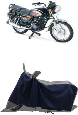SUGASHRI Waterproof Two Wheeler Cover for TVS(Max 4R, Grey, Blue)