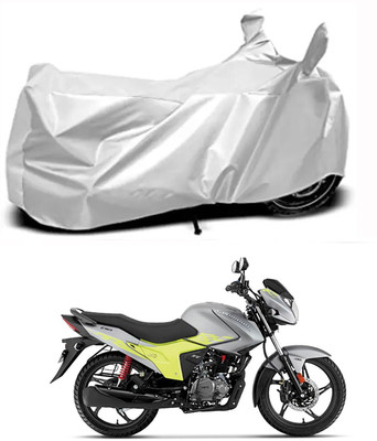 Aoriyon Two Wheeler Cover for Hero(Glamour Blaze, Silver)