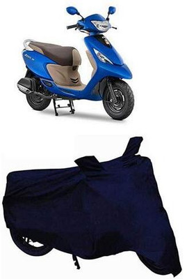 KEDIT Two Wheeler Cover for TVS(Zest 110, Blue)