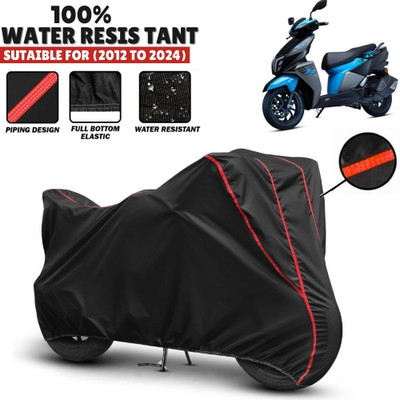 APNEK Waterproof Two Wheeler Cover for TVS(NTORQ, Black)