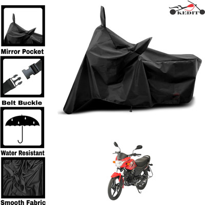 KEDIT Two Wheeler Cover for Universal For Bike(Black)