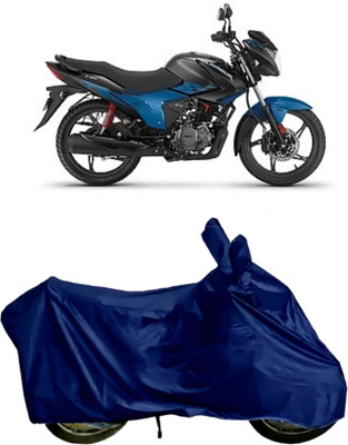 rakku Waterproof Two Wheeler Cover for Hero(Glamour, Blue)