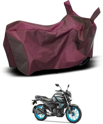 PAGORA Waterproof Two Wheeler Cover for Yamaha(FZ-FI, Maroon)