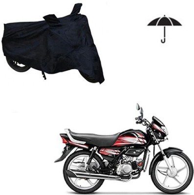 MMSSTAR Waterproof Two Wheeler Cover for Hero(HF Deluxe, Black)