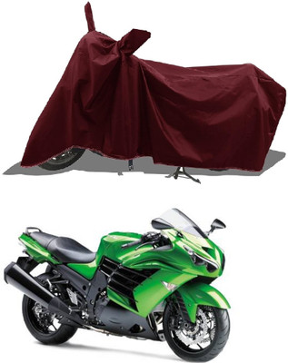 DeepShakshi AUTOMOTIVE Waterproof Two Wheeler Cover for Kawasaki(Ninja 300, Maroon)