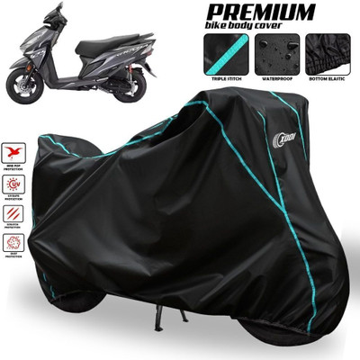 AutoGalaxy Waterproof Two Wheeler Cover for Honda(Grazia, Black, Blue, Multicolor)