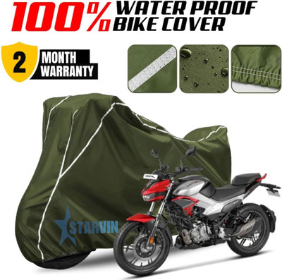 Starvin Waterproof Two Wheeler Cover for Hero(Xtreme, Green, White)