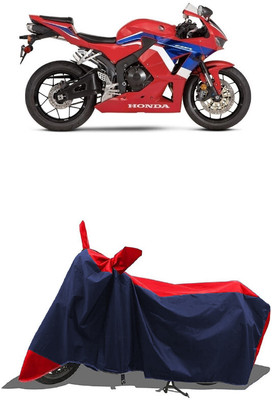 SUGASHRI Waterproof Two Wheeler Cover for Honda(CBR 600 RR, Red, Blue)
