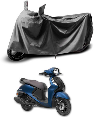 Gali Bazar Waterproof Two Wheeler Cover for Yamaha(Fascino BS6, Grey)