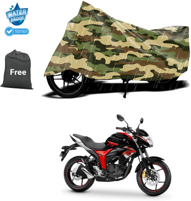 CODOKI Waterproof Two Wheeler Cover for Suzuki(Gixxer Special Edition, Yellow)
