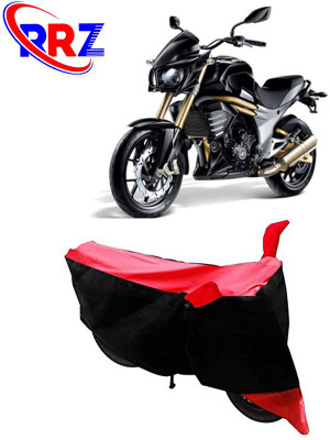 RRZ Waterproof Two Wheeler Cover for Mahindra(Mojo, Black, Red)