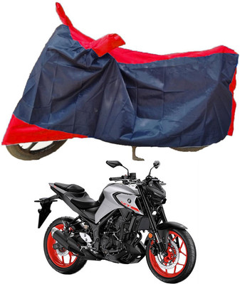 Mdstar Waterproof Two Wheeler Cover for Yamaha(MT-03, Red, Blue)