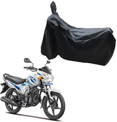 KEDIT Two Wheeler Cover for Suzuki(Hayate, Black)