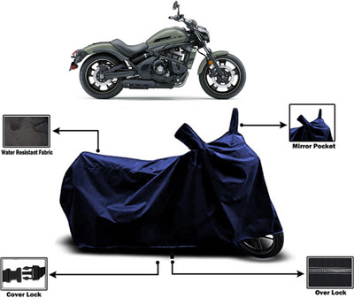 Amexride Two Wheeler Cover for Kawasaki(Vulcan S BS6, Blue)